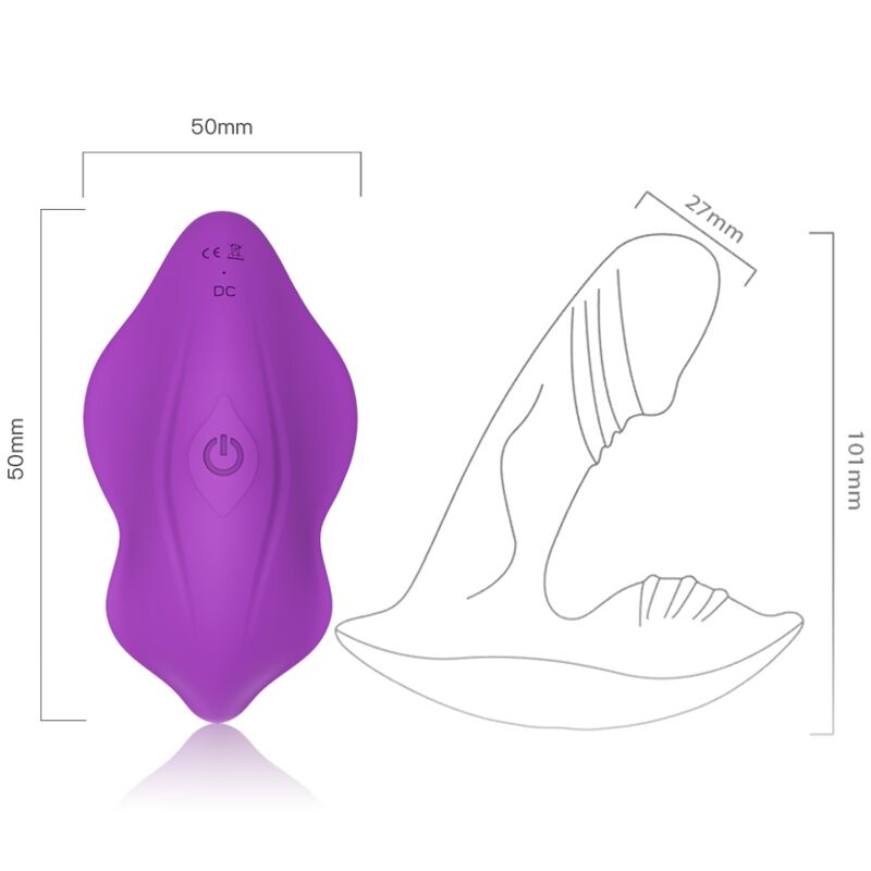 Armony - Whistle Vibrador Introducible Control Remoto Violeta