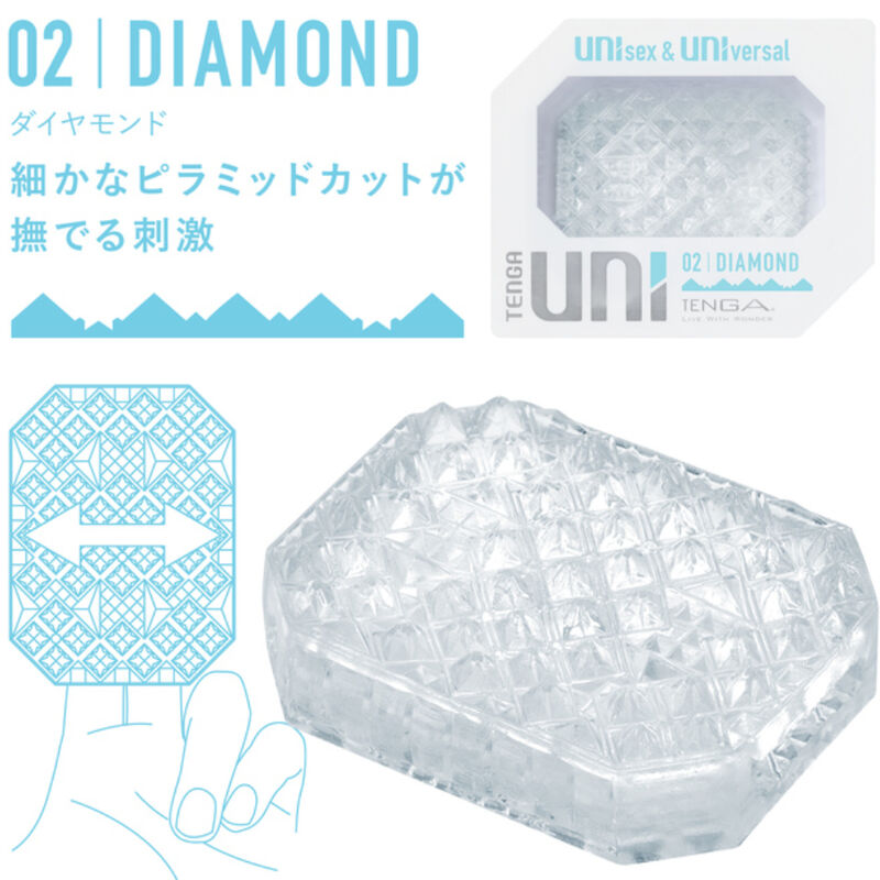 Tenga - Uni Diamond Masturbador Dedal
