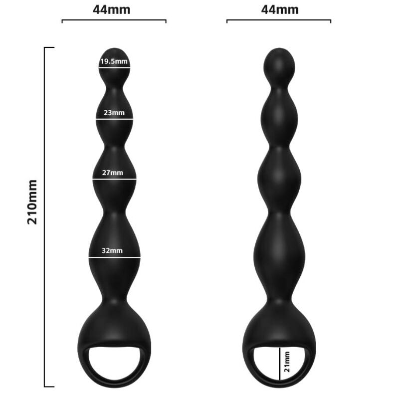 Armony - Vibrador Dedal Plug Anal Negro