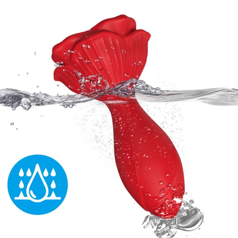 Armony - Rosa Vibrador & Plug Anal Pequeño Control Remoto Rojo