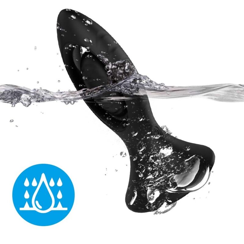 Armony - Vibrador & Plug Anal Silicona Negro