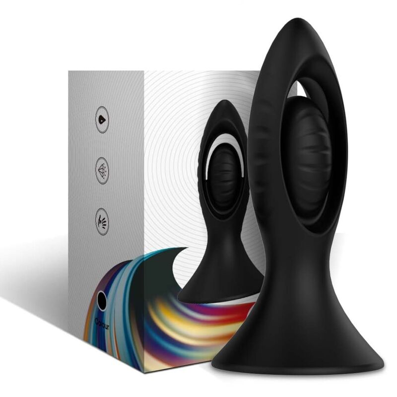 Armony - Vibrador & Plug Anal Silicona Negro