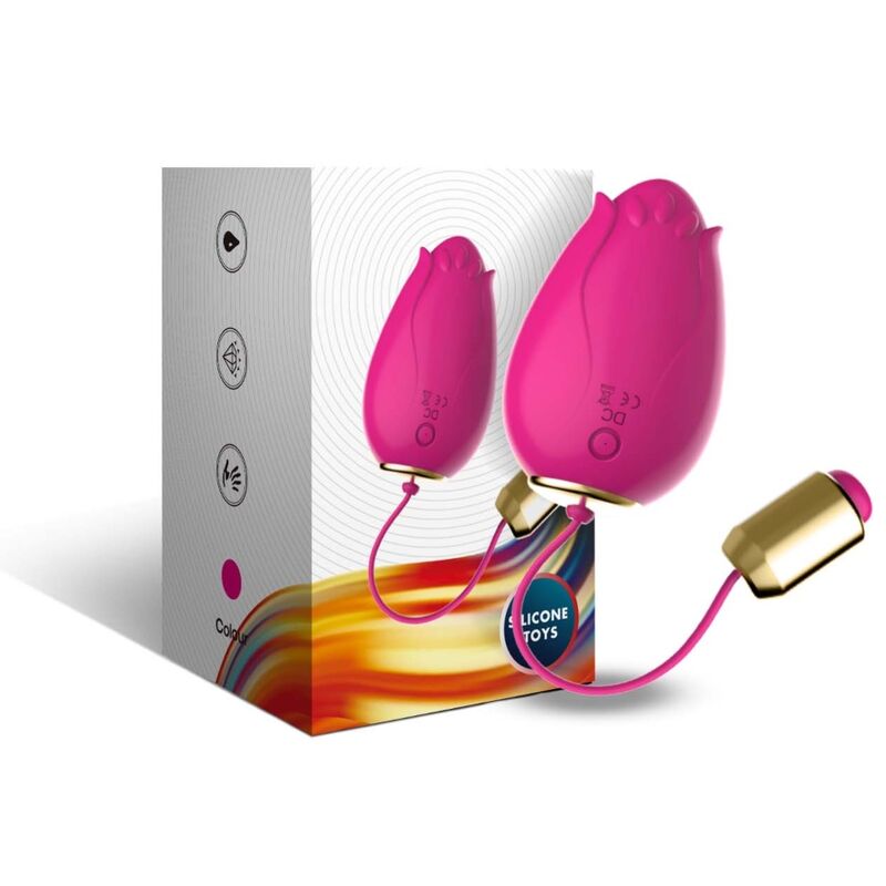 Armony - Mandala Huevo Vibrador Punto G Control Remoto Fucsia