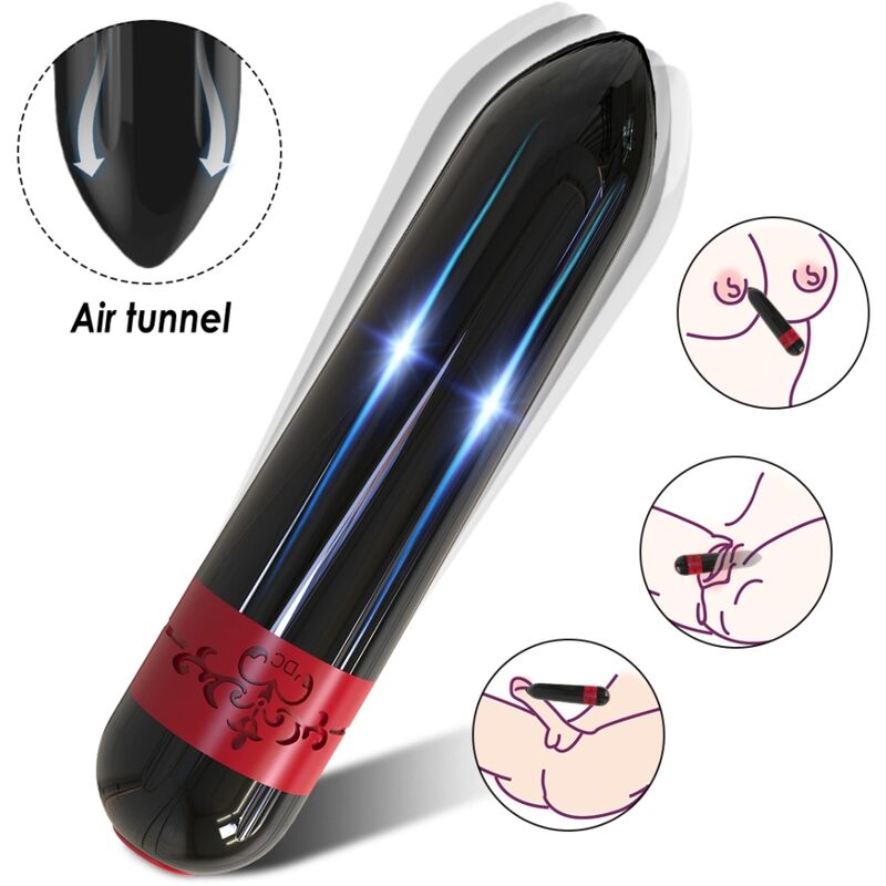 Armony - Rocket Bala Vibradora Negro