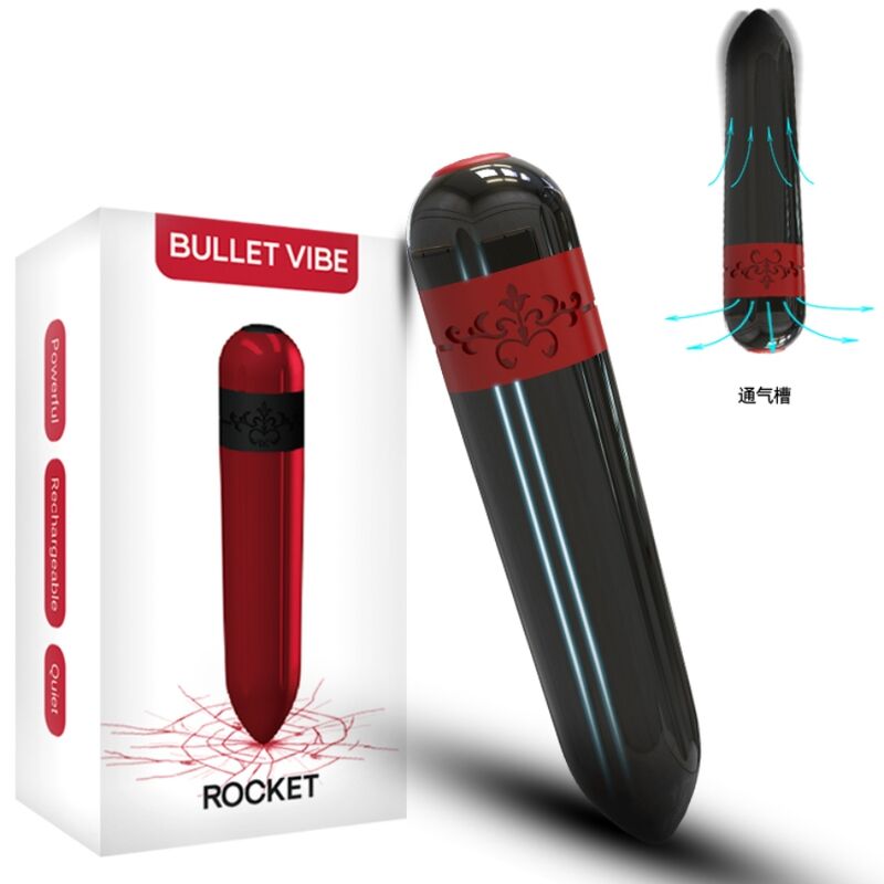 Armony - Rocket Bala Vibradora Negro