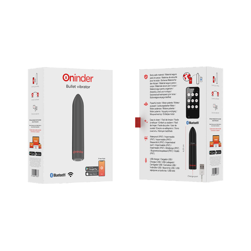 Oninder - Berlin Bala Vibradora Negro - App Gratuita