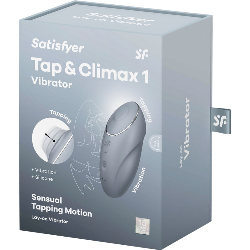 Tap And Climax 1 Vibrador Y Tapping Gris