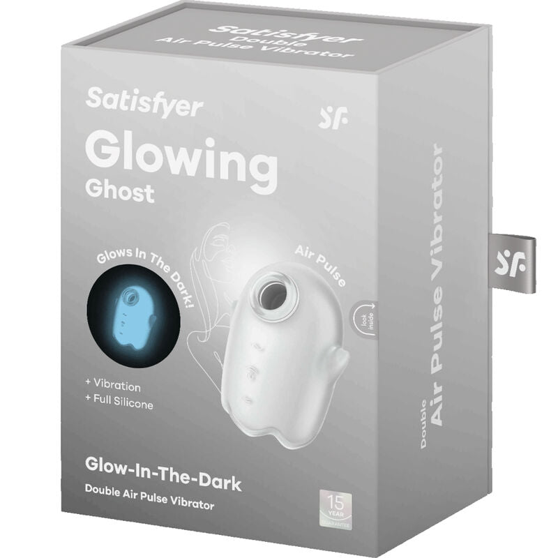 Satisfyer - Glowing Ghost Air Pulse & Vibrador Blanco
