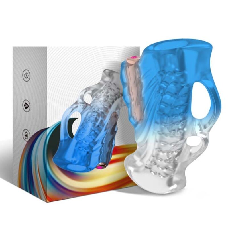 Armony - Masturbator Dedal & Vibrador Azul Degradado