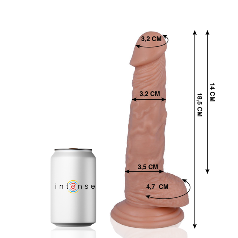 Mr Intense - 13 Pene Realístico 18.5 Cm -o- 3.2 Cm