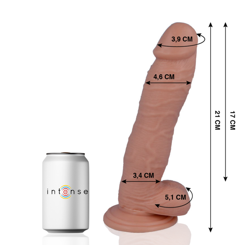 Mr Intense - 24 Pene Realístico 21 Cm -o- 4.6 Cm