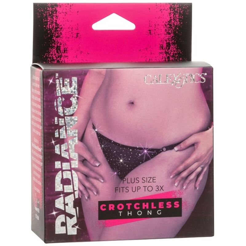 Calexotics - Radiance Tanga Sin Entrepierna Pedrería Talla Grande