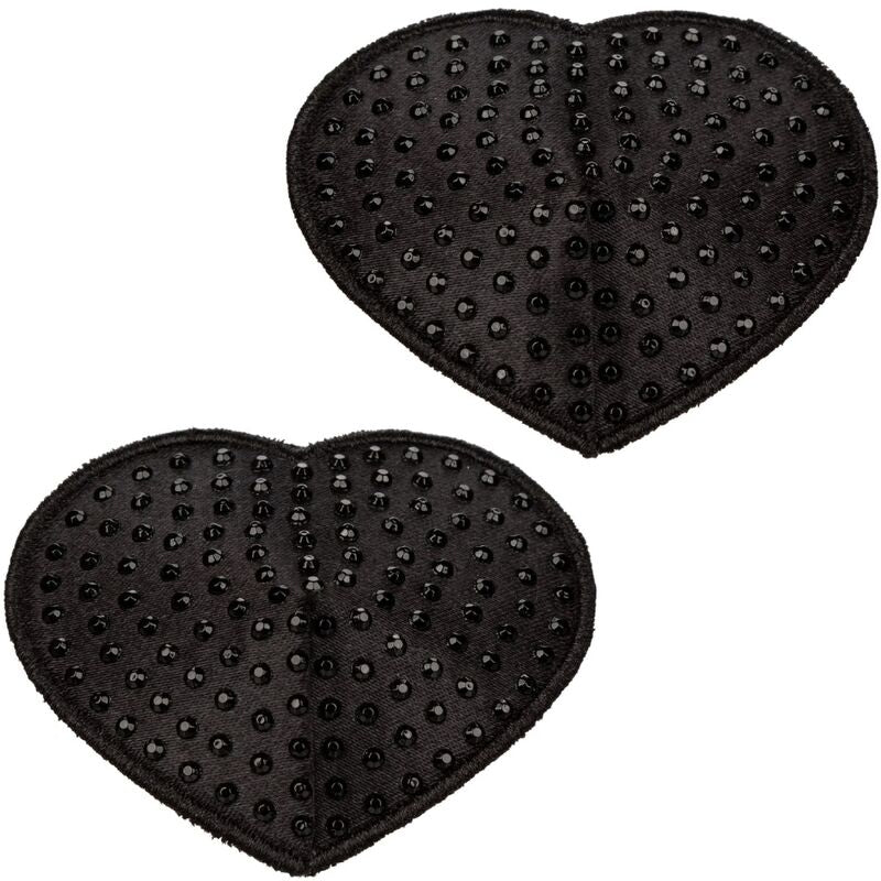 Heart Gem Pezoneras Negro
