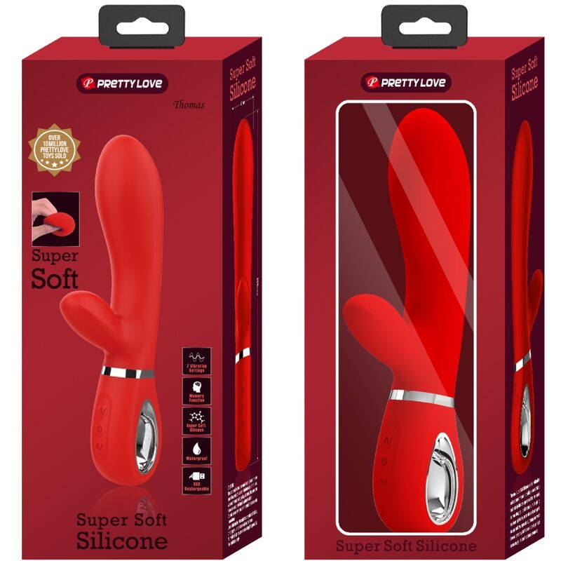 Pretty Love - Thomas Vibrador Punto G Multifunción Rojo