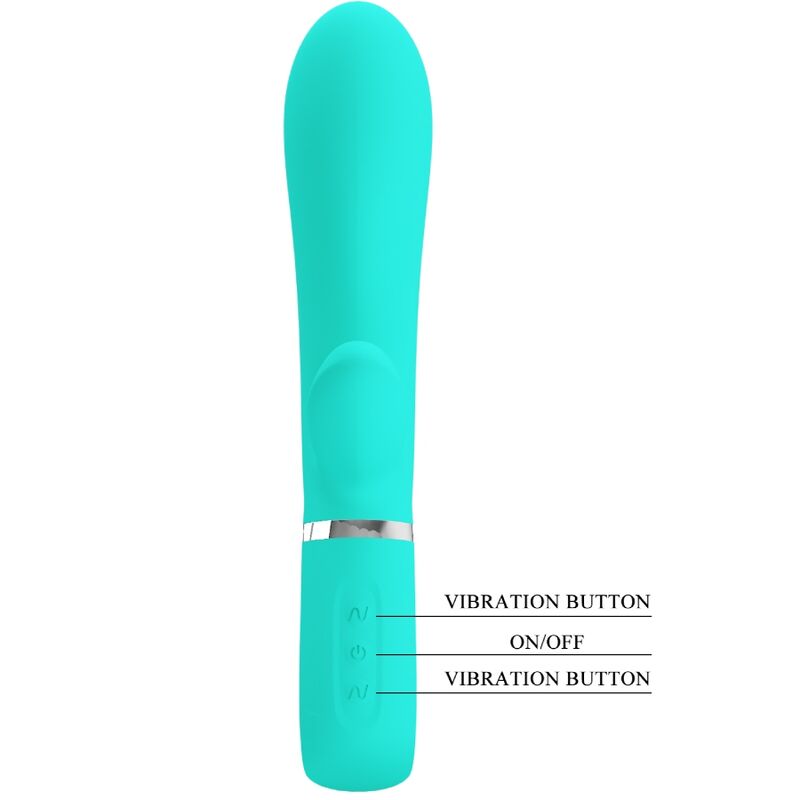 Pretty Love - Thomas Vibrador Punto G Multifunción Verde Agua