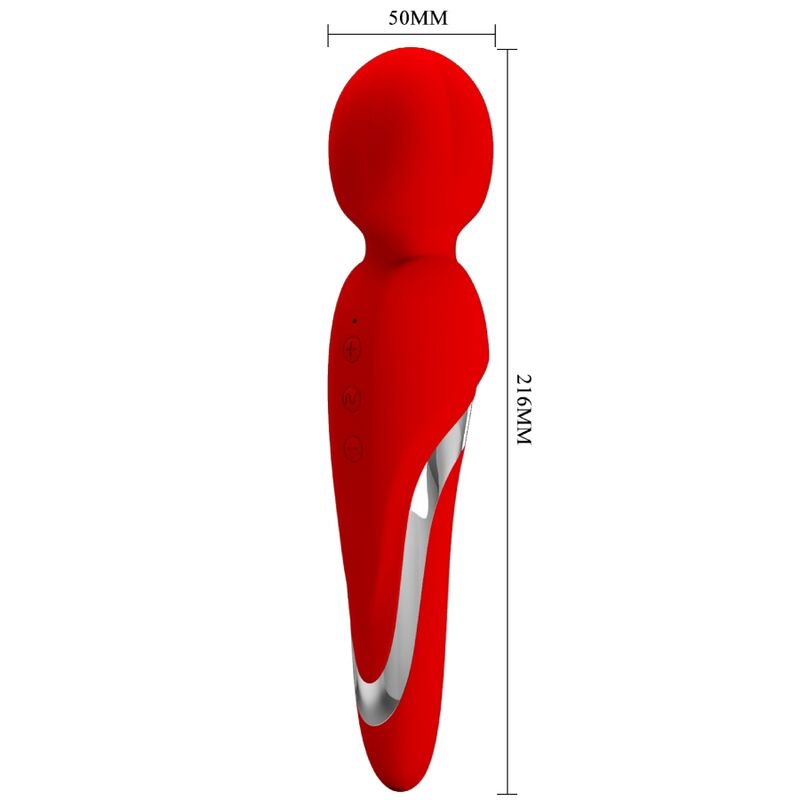 Pretty Love - Walter Vibrador Wand Rojo