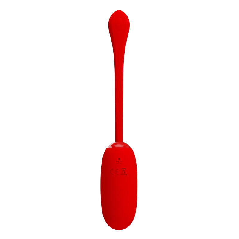 Pretty Love - Julius Huevo Vibrador Impermeble & Recargable Rojo