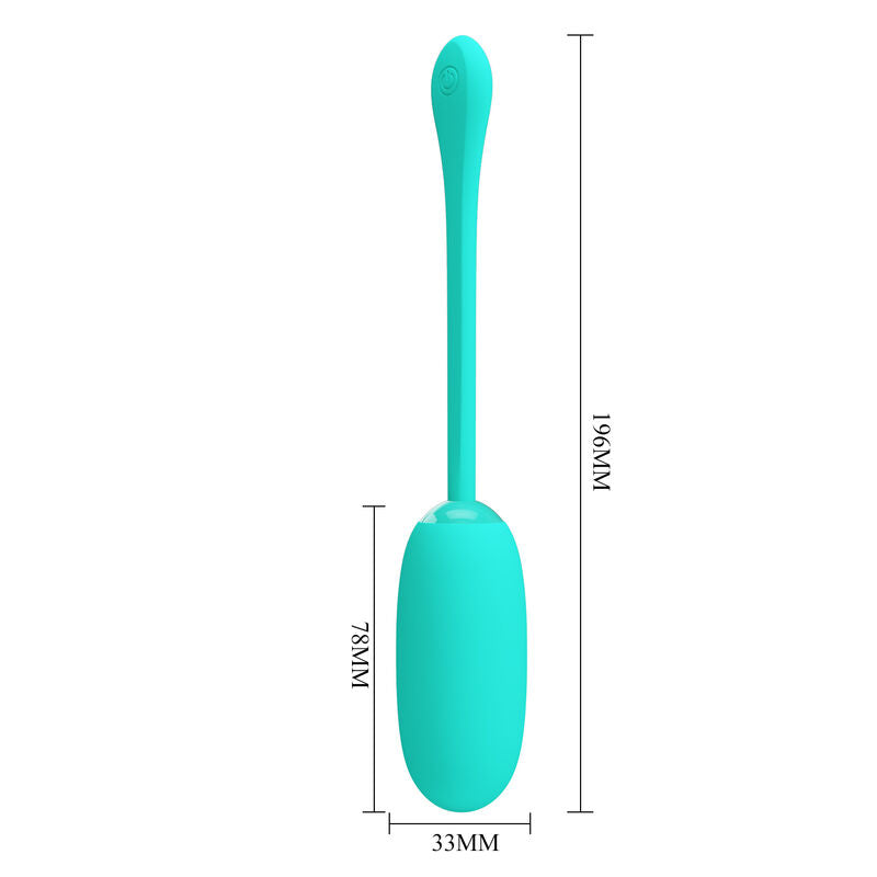 Pretty Love - Julius Huevo Vibrador Impermeble & Recargable Verde Agua