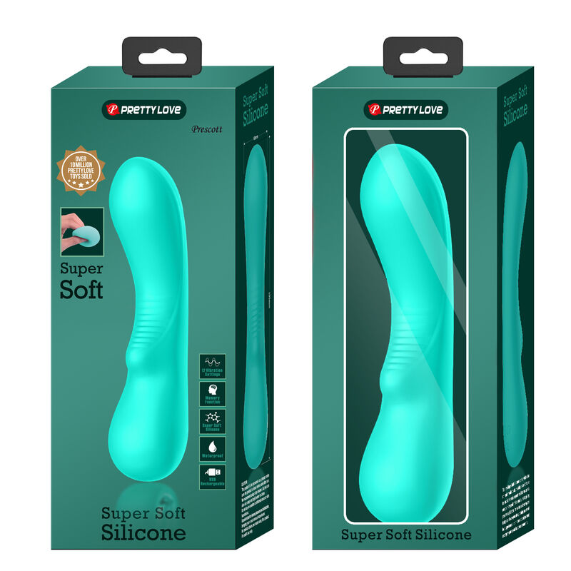 Pretty Love - Prescott Vibrador Recargable Verde Agua