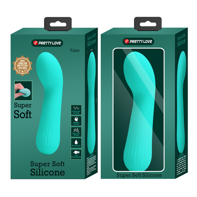 Pretty Love - Faun Vibrador Recargable Verde Agua
