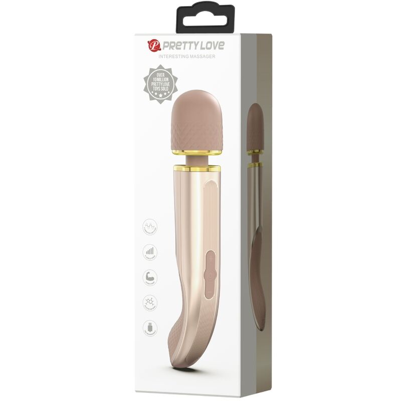 Pretty Love - Masajeador 7 Modos Vibracion Champagne
