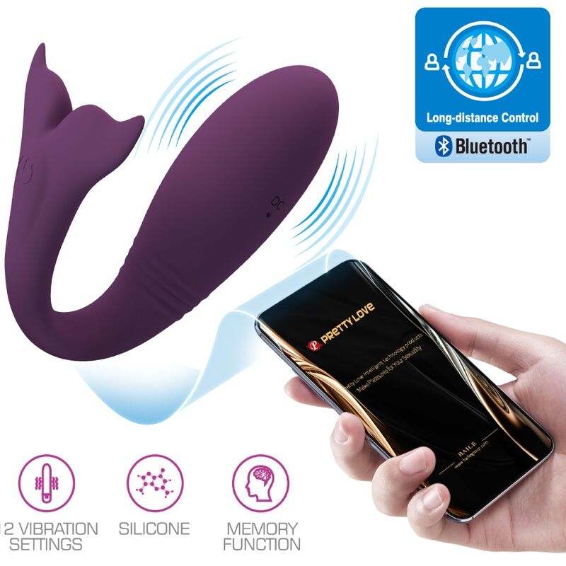 Pretty Love - Jayleen Vibrador App Control Remoto Lila