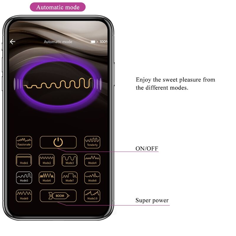 Pretty Love - Catalina Vibrador App Control Remoto Lila