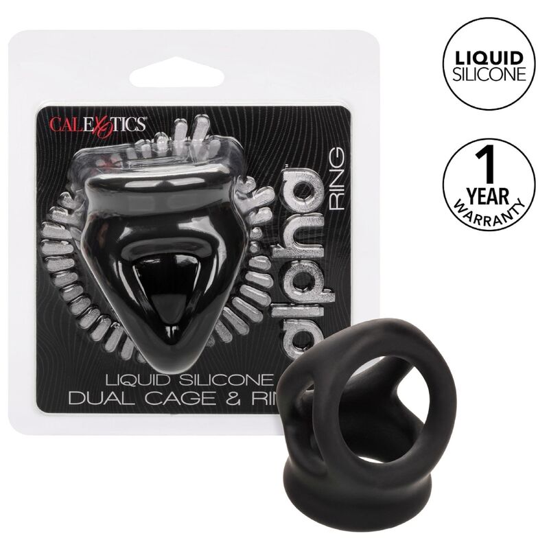 Calexotics - Alpha Anillo De Jaula Doble Negro