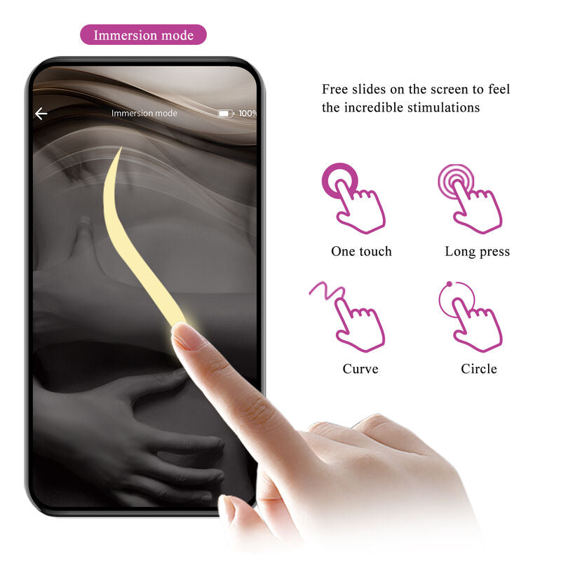 Pretty Love - Hector Vibrador Electroshock Por Control Por App Lila