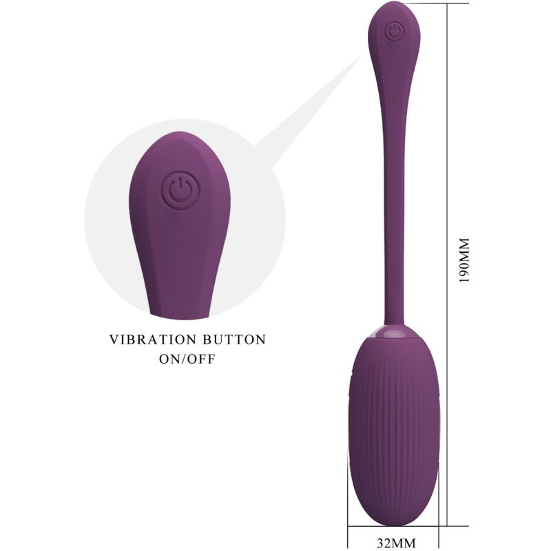Pretty Love - Doreen Huevo Vibrador Recargable Lila