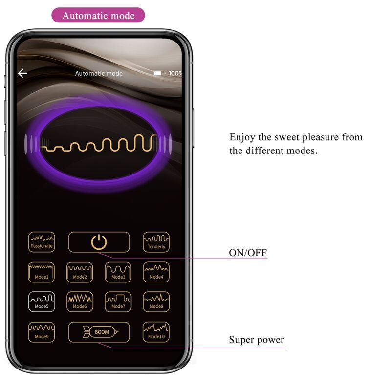Pretty Love - Doreen Huevo Vibrador Recargable Lila