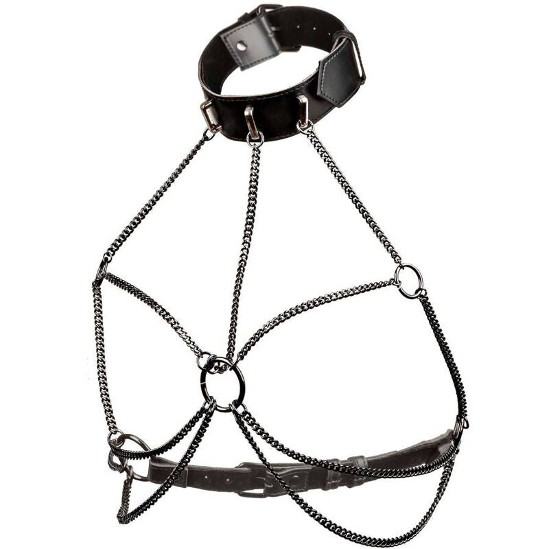 Calexotics - Euphoria Arnés De Cuello De Cadena Talla Grande