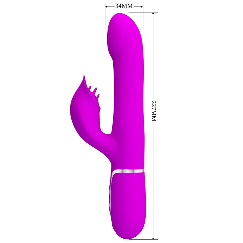 Pretty Love - Vibrador Rabbit Perlas Violeta