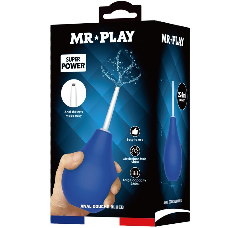 Mr Play - Ducha Anal Blueb Super Power Azul