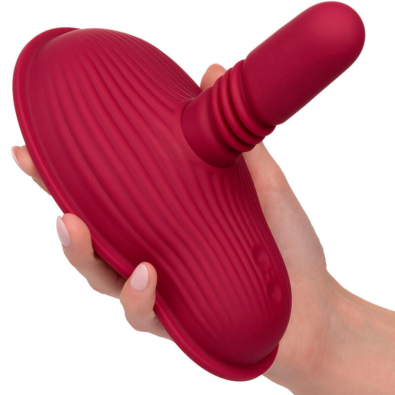 Calexotics - Rider Masajeador Doble Motor Control Remoto Rojo