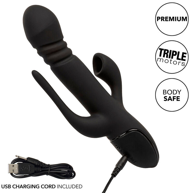 Calexotics - Vibrador Triple Euphoria Negro