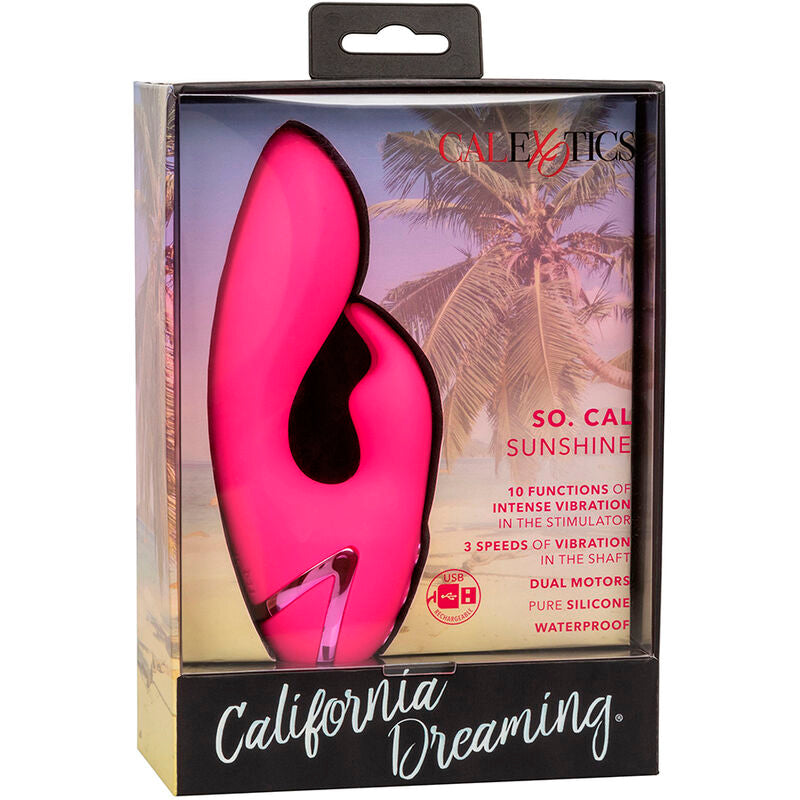 Calexotics - So. Cal Sushine Vibrator Rabbit Fucsia By California Dreaming