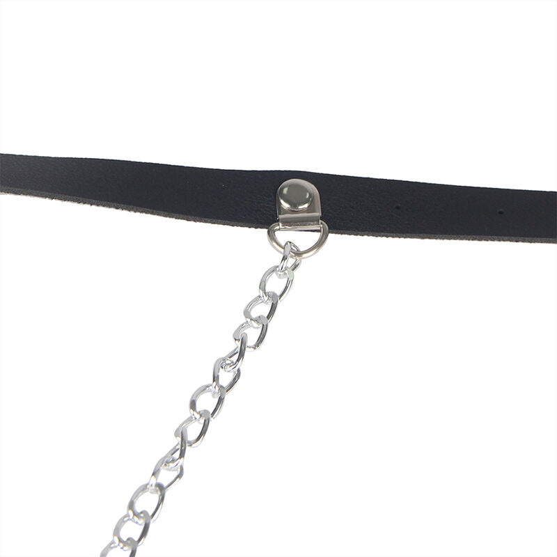 Subblime - Arnés Forma Cinturon Cuero Negro Talla Única