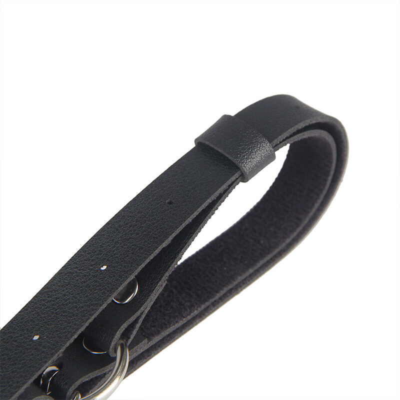 Subblime - Arnés Forma Cinturon Cuero Negro Talla Única