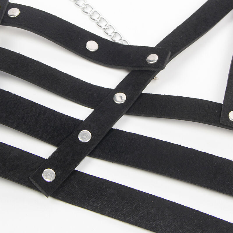 Subblime - Arnés Forma Corset Detalle Cadenas Talla Única