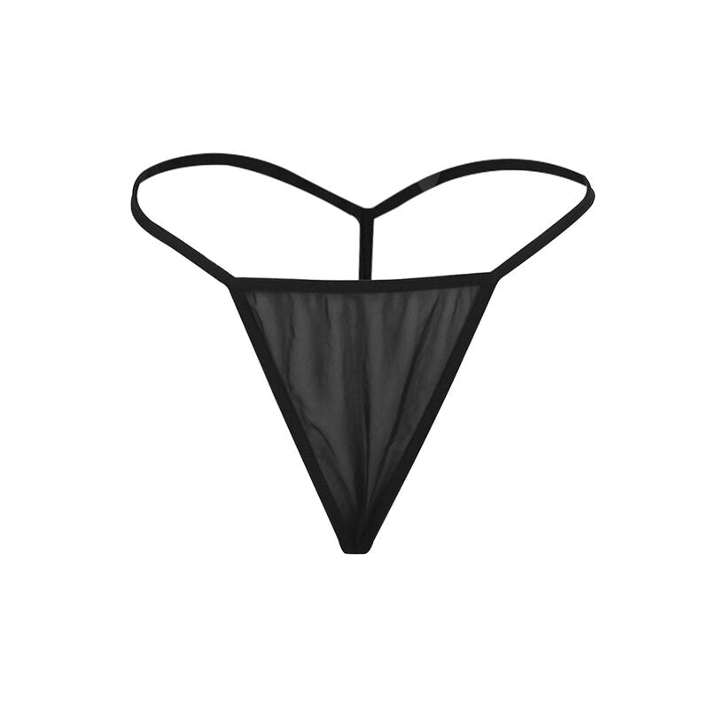 Subblime - Babydoll Tela De Tul Detalle Encaje Y Flor Negro L/xl