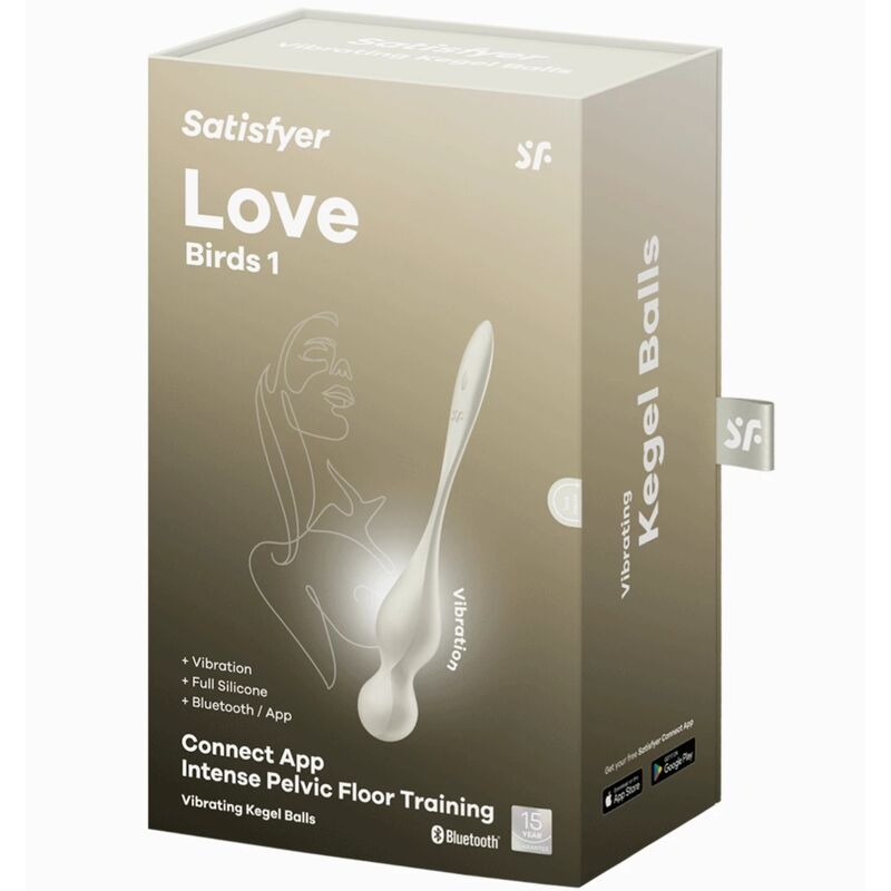 Love Birds 1 Bolas Kegel Con App Blanco