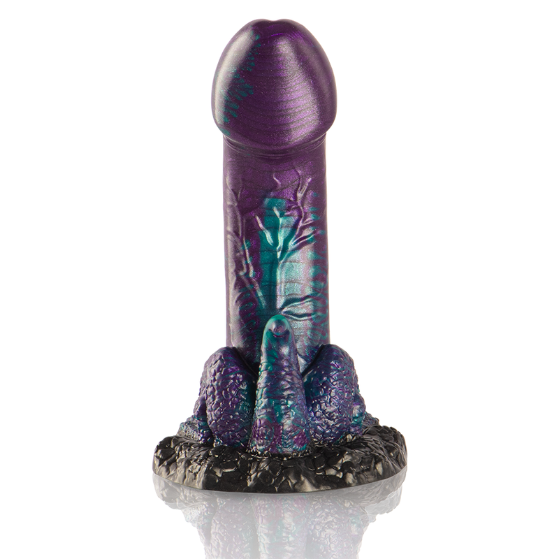 Epic - Basilisk Dildo Doble Placer Escamoso Tamaño Pequeño
