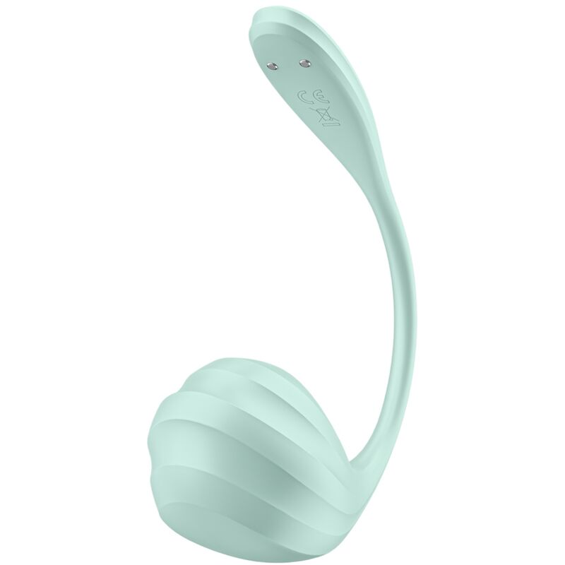Satisfyer - Smooth Petal Estimulador Punto G Verde Agua App Gratuita