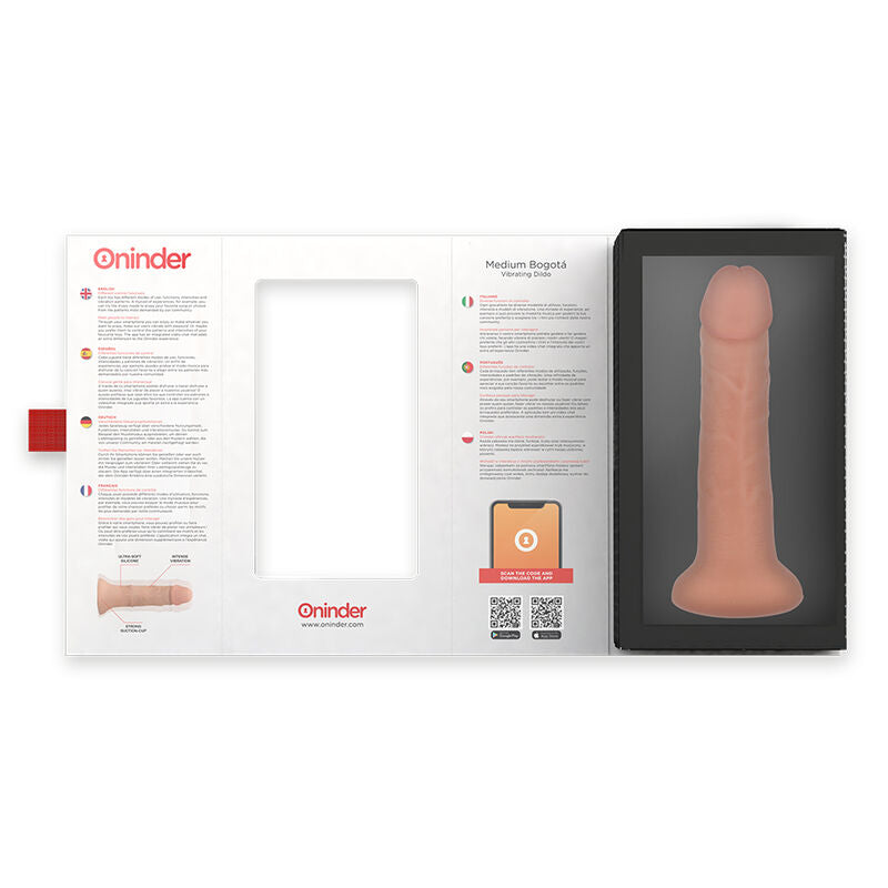 Oninder - Medium Bogotá Cyber Realismo Vibración 20 Cm -o- 4.2 Cm - App Gratuita