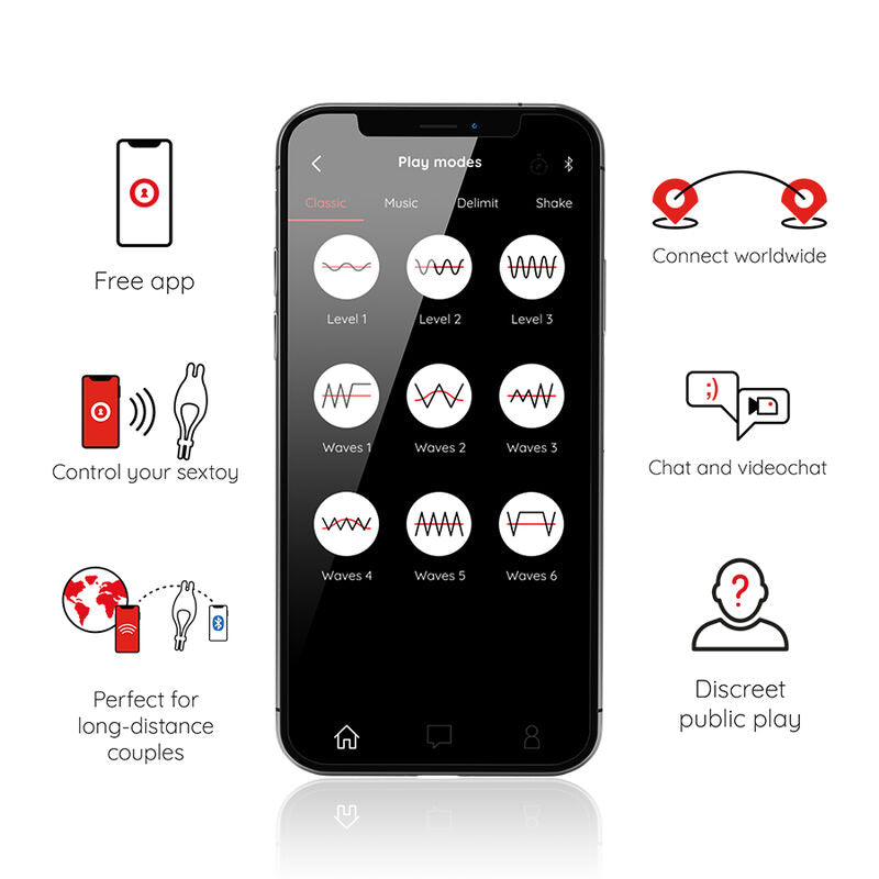 Oninder - Pampa Anillo Vibrador Ajustable Y Multiposicion - App Gratuita