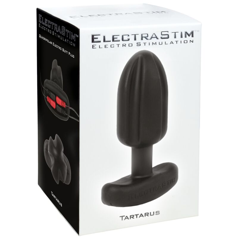 Electrastim - Tartarus Plug Anal Silicona Quadripolar Negro