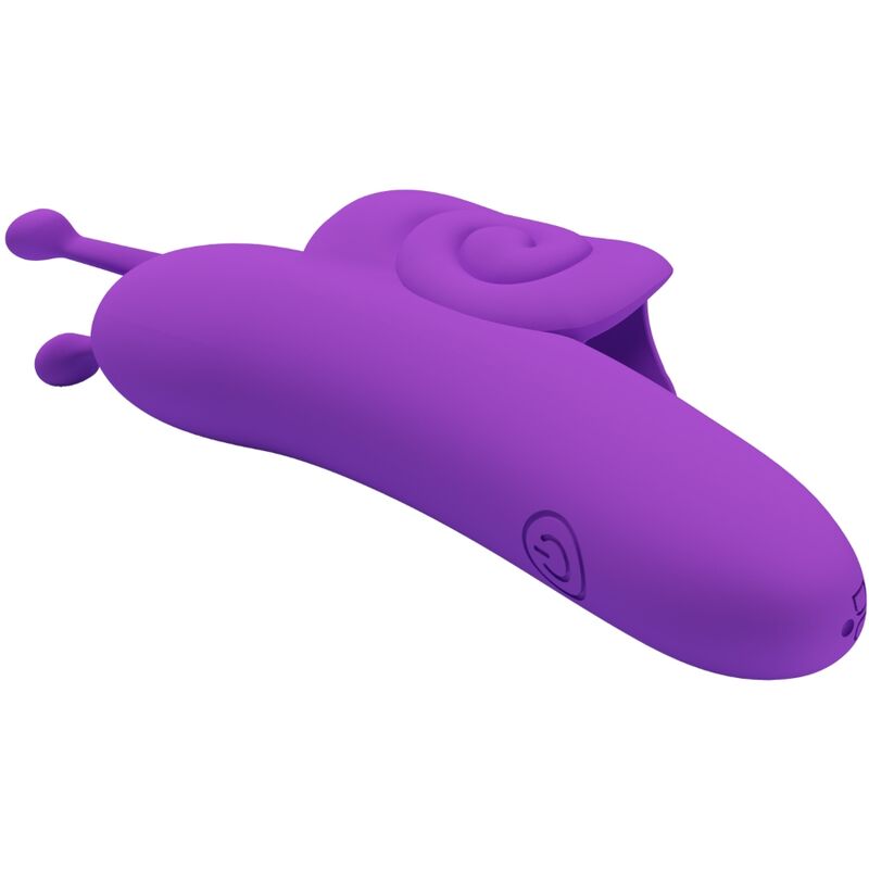 Pretty Love - Snail Poderoso Estimulador De Dedo Morado