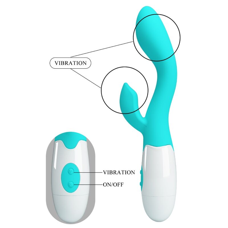Pretty Love - Brighty Vibrador Punto G Verde Agua