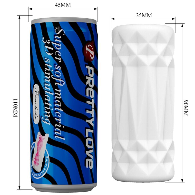 Pretty Love - Lata Masturbador Masculino 3d Modelo 2